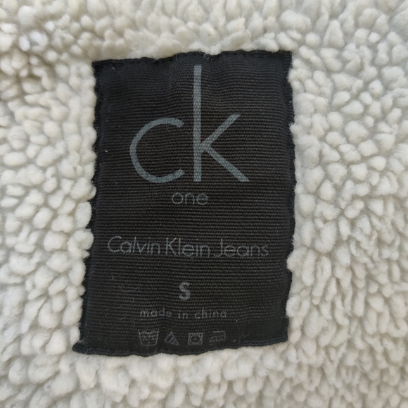 Calvin Klein Denim Vest with Lining Size Small - Picture 6 of 6